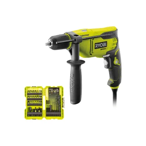 Ryobi - RPD680K Hammer Drill 680W with 38 Accessories - 5133002016-5132004388 product image