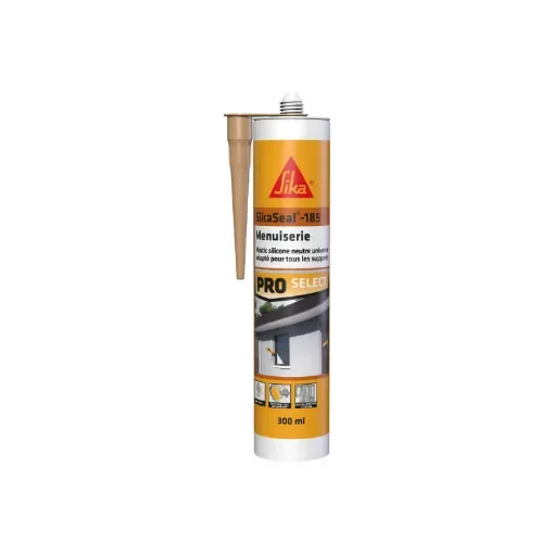 Sika - SIKA Sikaseal-185 Carpentry Silicone Sealant - Stone Beige - 732620 product image