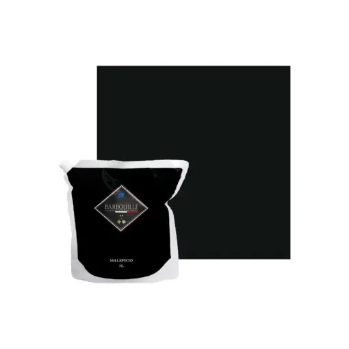 Barbouille - Washable Matte Acrylic Paint - Black Maléficio - BAR-BARMT500PL5 product image
