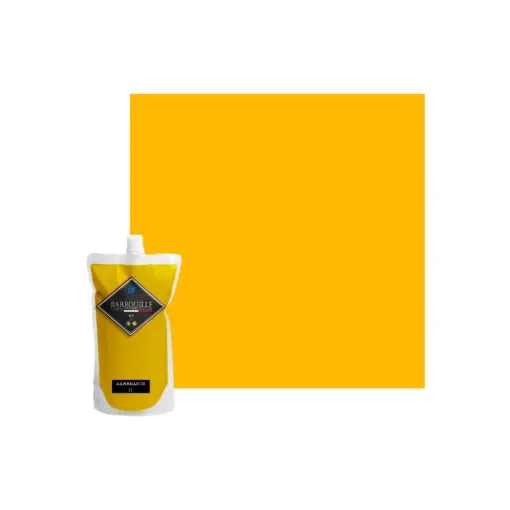 Barbouille - Washable Satin Acrylic Paint - Akhenaton Yellow - BAR-BARLS010FP4 product image