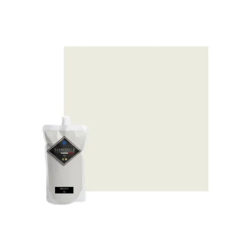 Barbouille - Washable Satin Acrylic Paint White Ndovu - BAR-BARLS010SN1 product image
