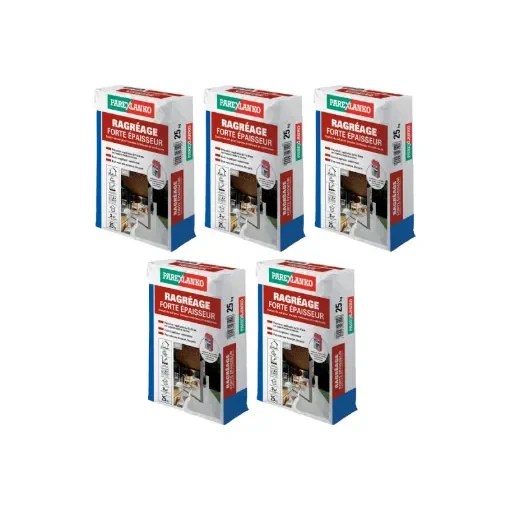 Parexlanko - Pack of 5 Thick Layer Levelling Compounds - 03350 product image