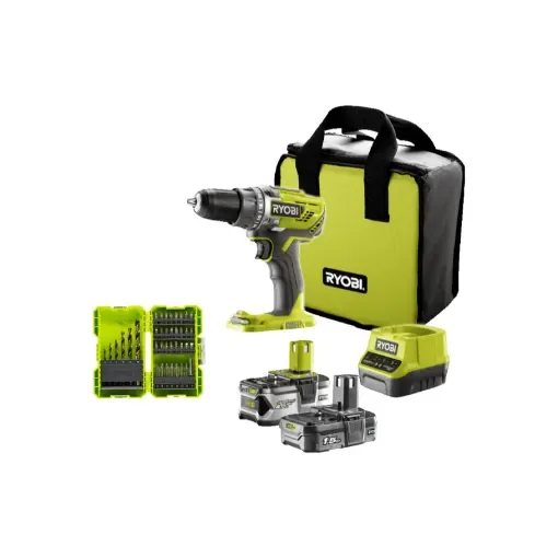 Ryobi - R18DD3-2415BS Drill-Driver Kit - 5133004860-5132003303 product image