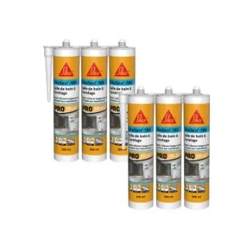 Sika - SIKA Sikaseal-180 Silicone Sealant White 300ml - 732531x6 product image
