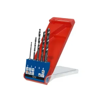 KWB - Set of 5 HSS Spiral Drill Bits 1/4" Hex Shank - 421140 product image