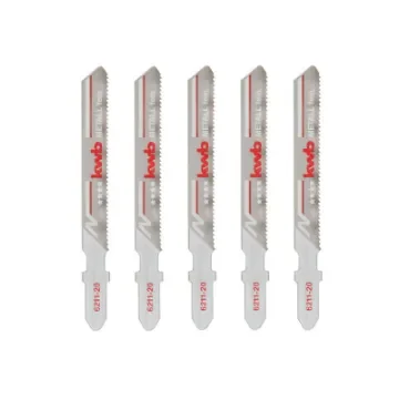 KWB - Set of 5 Jigsaw Blades for Thin Metal - 621125 product image