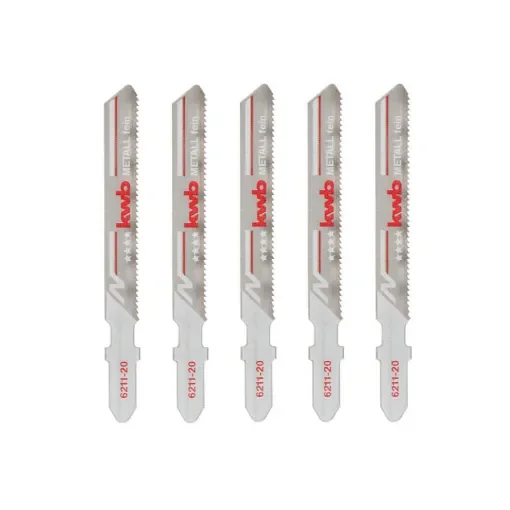 KWB - Set of 5 Jigsaw Blades for Thin Metal - 621125 product image