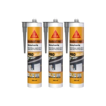 Sika - SIKA Sikaseal-185 Silicone Sealant Grey 300ml - 732893x3 product image