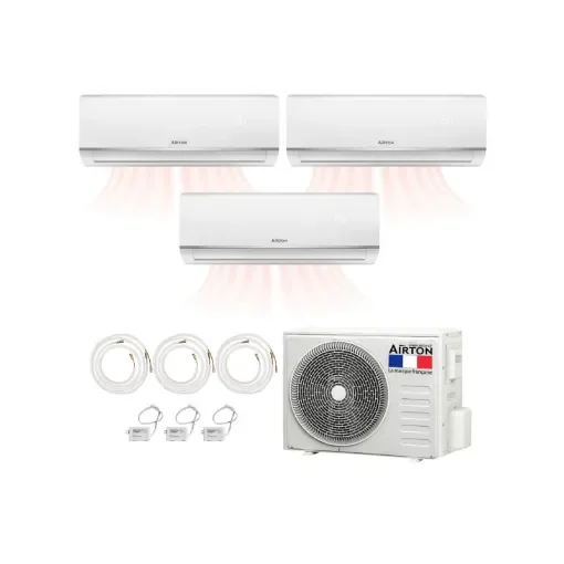 Airton - Reversible Tri-Split Heat Pump Pack - 409894-409592x3-409729x3-pac product image