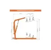 Stockman - Manual Workshop Crane - Foldable 2T - SC2000 product image