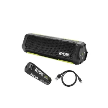 Ryobi - 4V USB Bluetooth Speaker with 2.0Ah Battery - 5133006428 product image