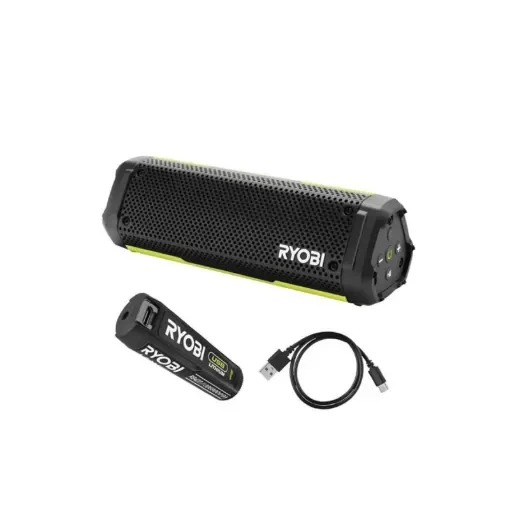 Ryobi - 4V USB Bluetooth Speaker with 2.0Ah Battery - 5133006428 product image