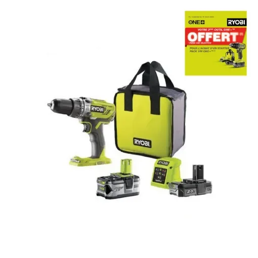 Ryobi - 18V One+ Percussion Drill with 4.0Ah Battery - 5133003820-ODC25 product image
