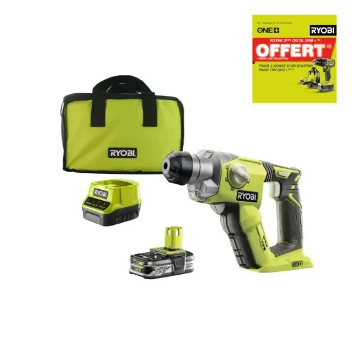Ryobi - 18V One+ Hammer Drill with 2.5Ah Battery - 5133003818-ODC25 product image