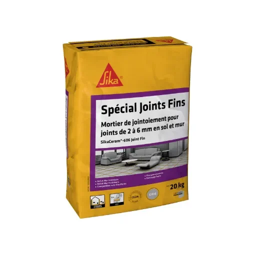 Sika - SikaCeram-606 Fine Joint Mortar Grey 20kg - 764985 product image