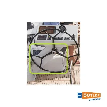 Hanse - Aluminium Steering Column Port White Type - TRS1119 product image