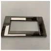 Vimar - 4-Fold Black Chrome Mounting Plate - 16734.31 product image