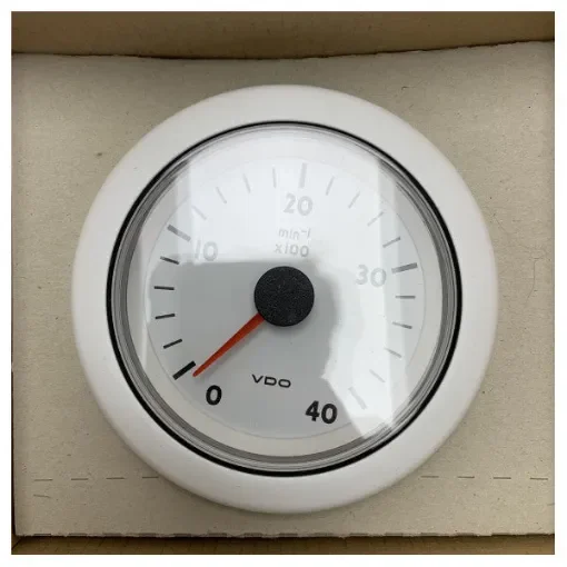 VDO - 4000 RPM Engine Tachometer White 85 mm - N02 012 410 product image