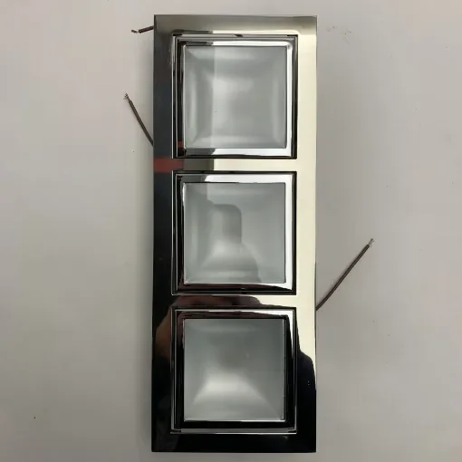 Cantalupi - Stainless Steel 3-Spotlight Fixture - 20LOREN2883GSSS product image