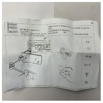 BCM - Wall Lamp Stylish Design - 2060/DX-I/5 product image