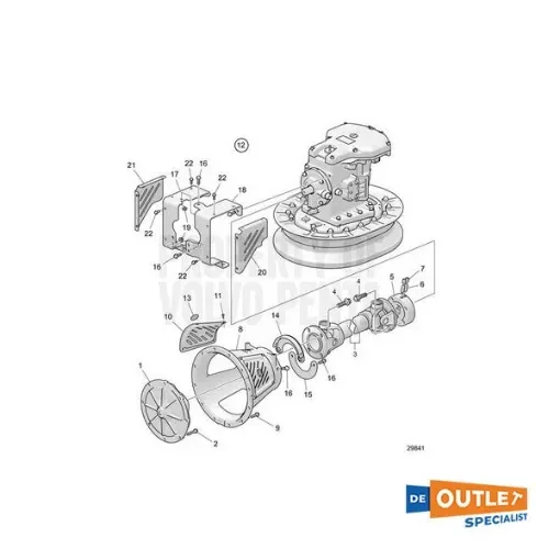 Volvo Penta - IPS Protector Casting Black - 23275836 product image