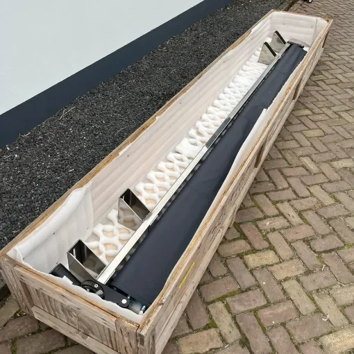 Onbekend - Stainless Steel Retractable Awning 3600x2700mm Black - product image