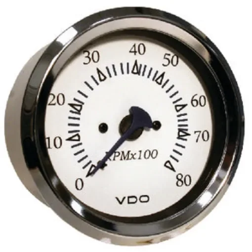 Seachoice - VDO Engine Tachometer 8000 RPM White - 15161 product image