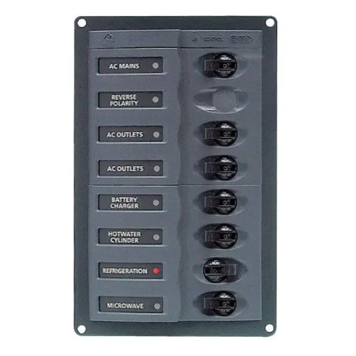 BEP - Circuit Breaker Panel 6 Function 110V - 900-ACM6W-110V product image