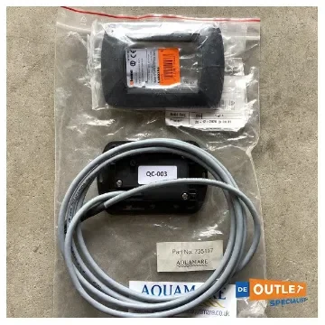 Planus - Slim Electric Toilet Control Panel Black 24V - QC-003 product image