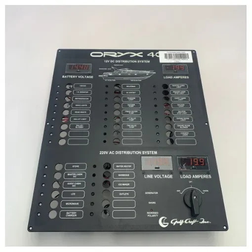 Gulf Craft - Oryx 40 AC/DC Distribution Panel 12V/230V - 020-4600-0 product image