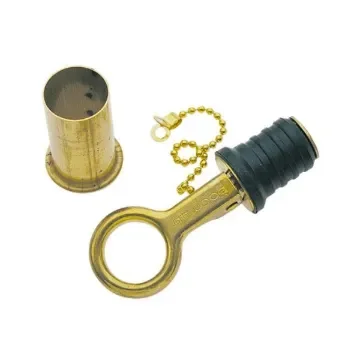 Talamex - 25 mm Brass Bilge Plug with Rubber Seal - 17.731.000 product image