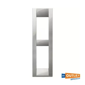 Vimar - Classica 2Mpan Metal Switch Plate - 16782.21 product image