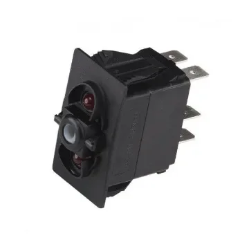 CZone Rocker Switch On/Off Black with Red Light - 80-911-0038-00 product image