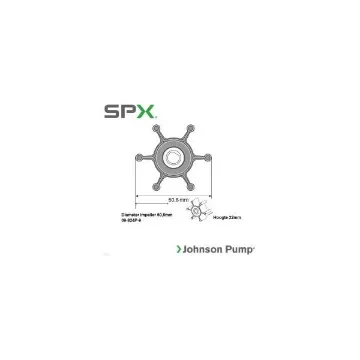 Johnson - 5-Blade Impeller 50.8 x 22 mm - 09-824P-9 product image