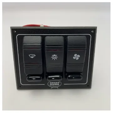 Sessa - 3-Function Electric Switch Panel 12V - 051305 product image