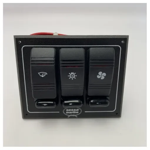Sessa - 3-Function Electric Switch Panel 12V - 051305 product image