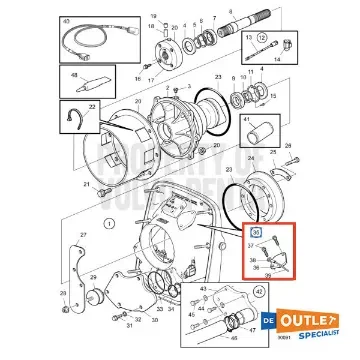 Volvo Penta - Crankshaft Flange Kit - 3807366 product image