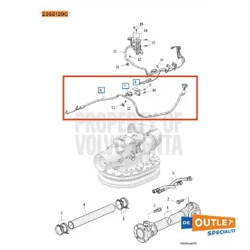 Volvo Penta - IPS Drive Cable Loop Power to SUS - 23681290 product image