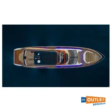 Sessa - F68 Flybridge Instrument Cover Grey - 049062J product image