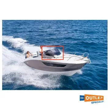 Sessa - Key Largo 24 Windscreen with Stainless Steel Frame product image