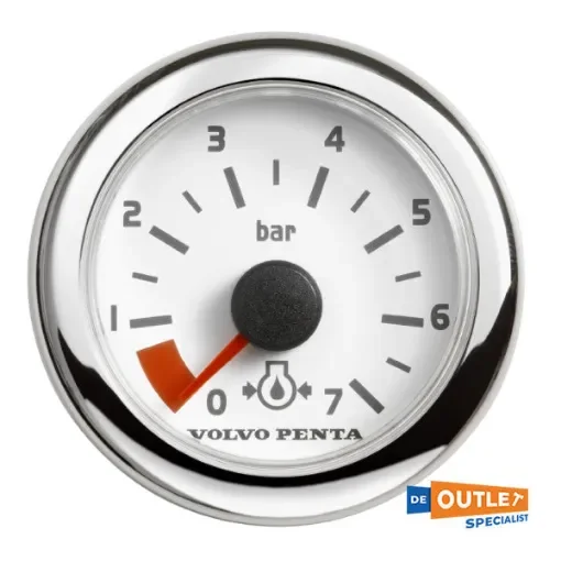 Volvo Penta - Oil Pressure Gauge White 52 mm - 874923 product image
