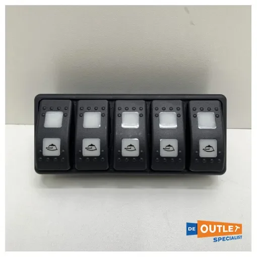 Onbekend - CNB Bilge Pump Switch Panel Black - 42170A product image