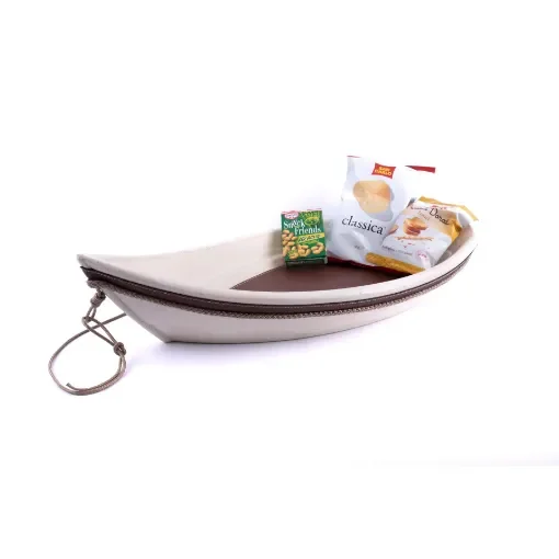 Marricreo - Barchetta Snack Tray Faux Leather - MA1420 product image