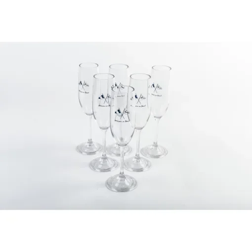 Marricreo - Flute Champagne/Prosecco Glasses (6pcs) - MA1028 product image