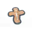 Marricreo - Elegant Wall Crucifix in Wood and Nickel - MA1033 product image