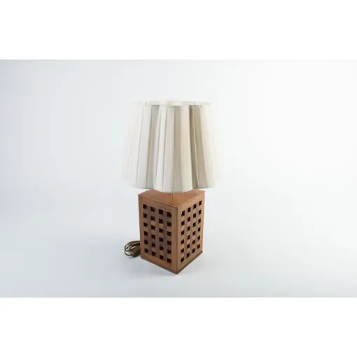 Marricreo - Teak Lamp with Shade - MA1216 product image