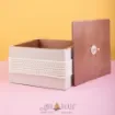 Marricreo - Wooden Storage Cube with Lid - MA1297 product image