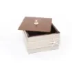 Marricreo - Wooden Storage Cube with Lid - MA1297 product image