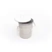 Marricreo - Small Coated Metal Bin with Wooden Lid - MA1301 product image