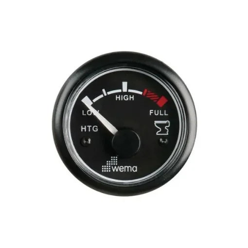Wema - Holding Tank Level Gauge Black 12/24V - 110398 product image